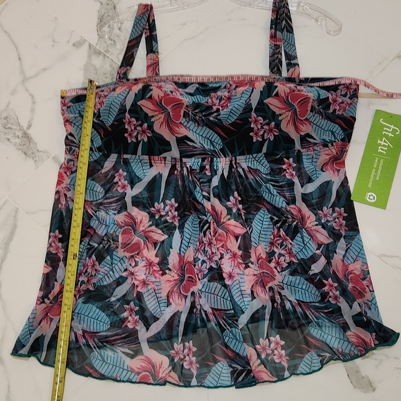 🆕️ Fit 4 U Innovative Swim Solutions Tankini and Bottom Swimwear Set Sz 22W - Picture 8 of 16